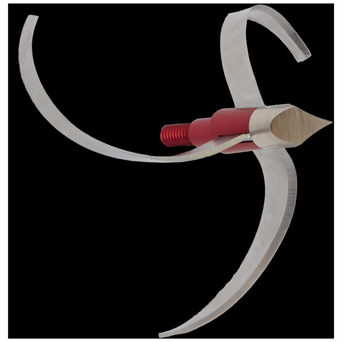 3Pk. Flying Arrow Archery Tom Bomb 3blade Broadhead 623963