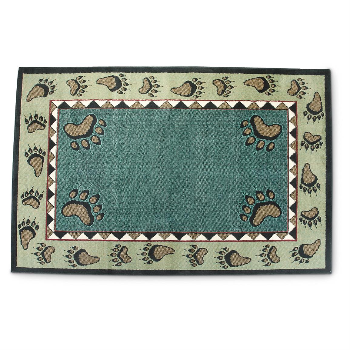 Pawprints Area Rug 625243, Rugs at Sportsman's Guide