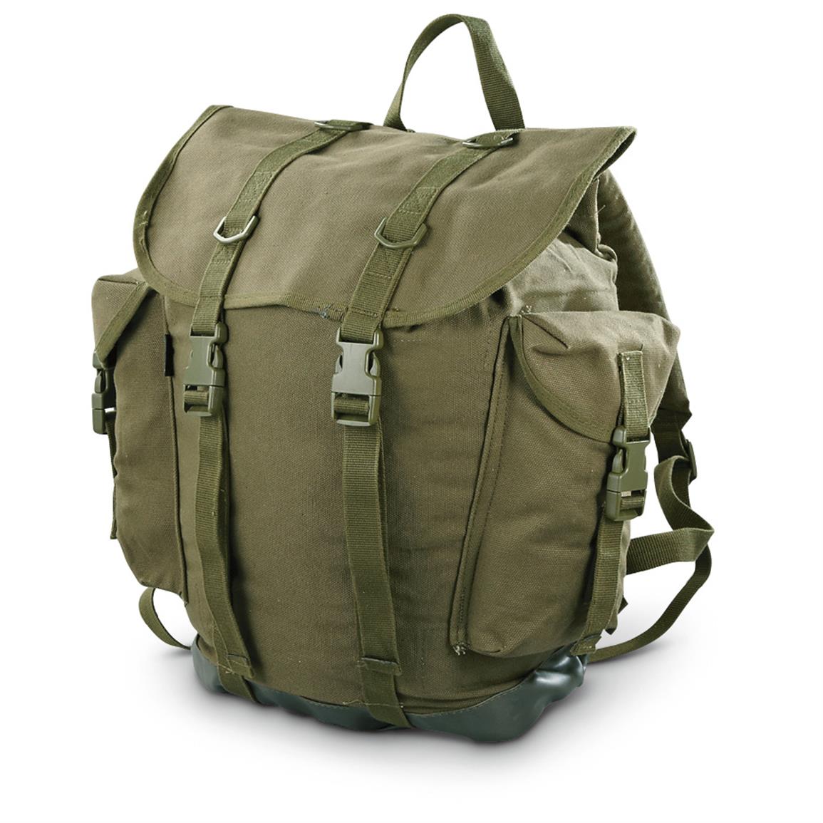 Mil-Tec Canvas Mountain Rucksack - 625268, Military Style Backpacks ...
