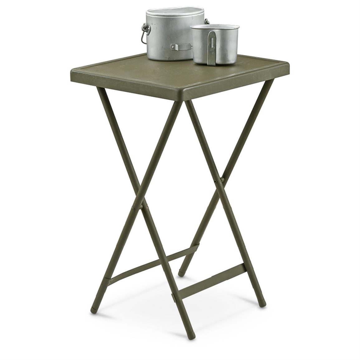New U.S. Military Surplus Folding Table  625533, Military Field Gear at Sportsmans Guide