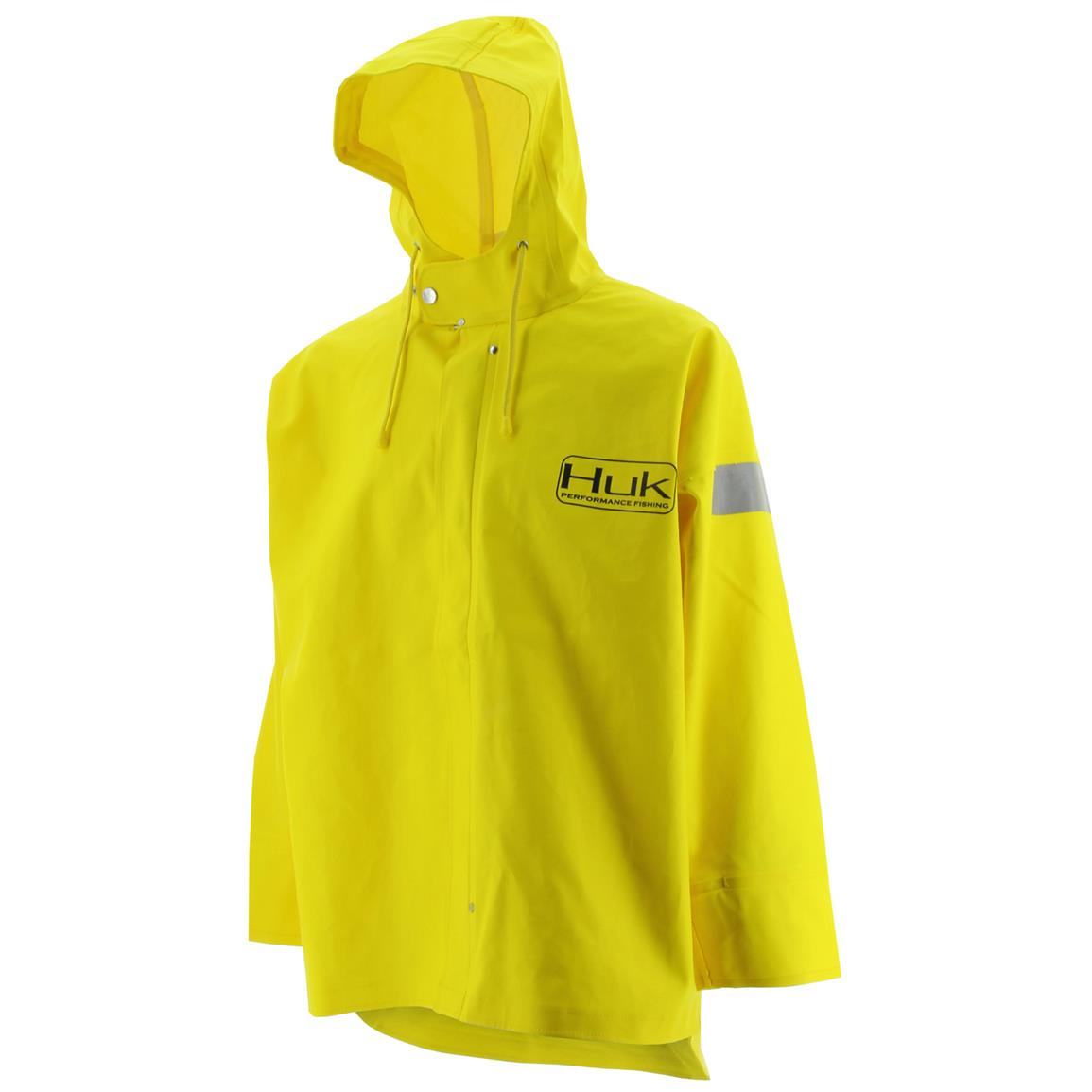 Huk PVC Foul Weather Jacket - 625821, Rain Jackets & Rain Gear at ...