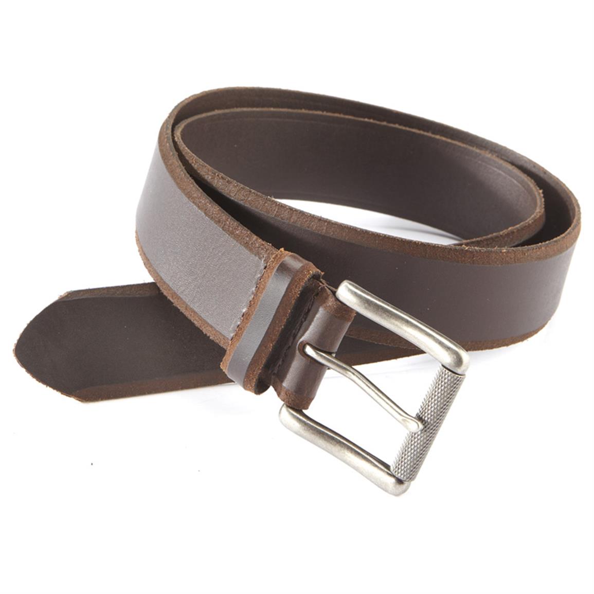 Aquarius Genuine Leather Belt with Beveled Edge - 625858, Belts ...