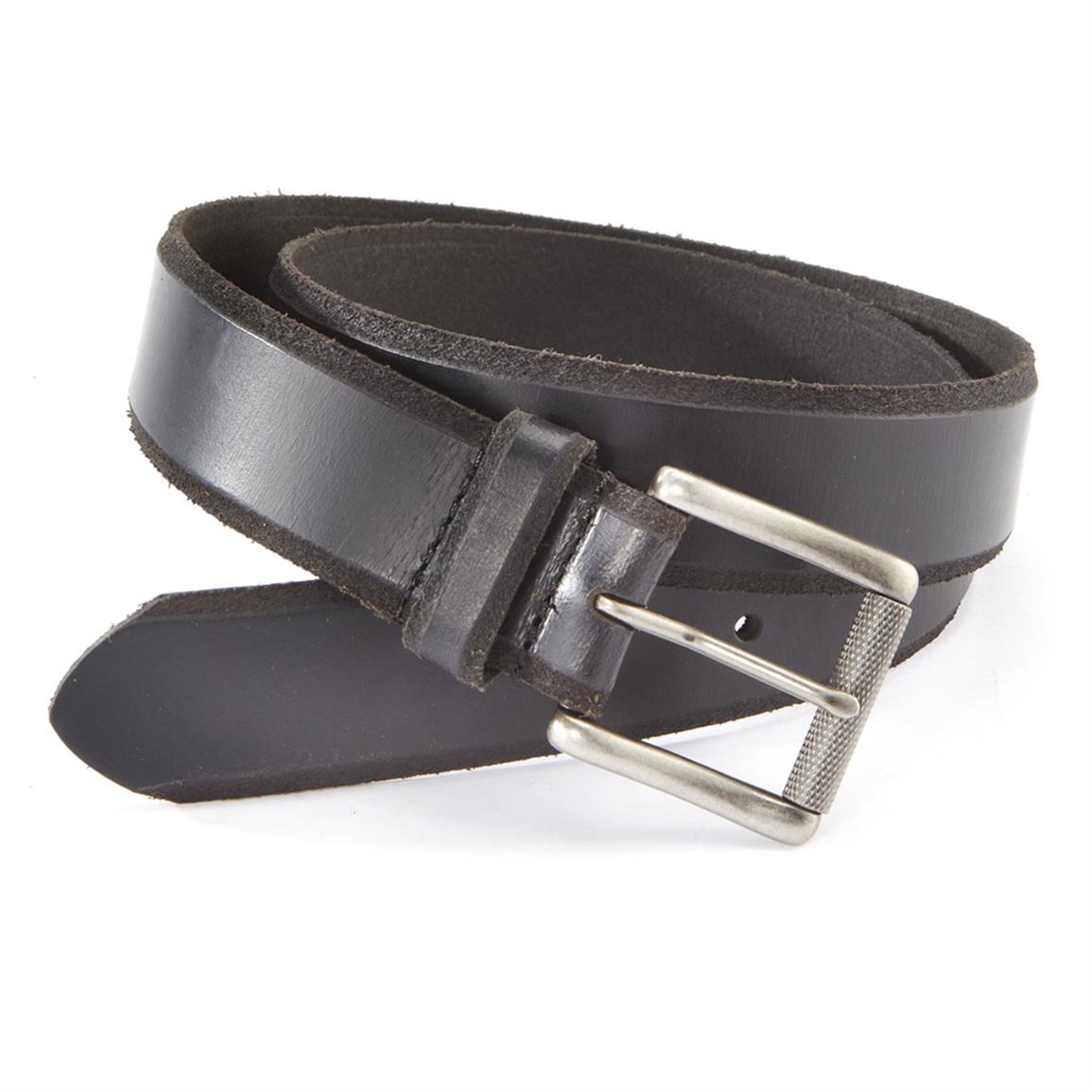 Aquarius Genuine Leather Belt with Beveled Edge - 625858, Belts ...