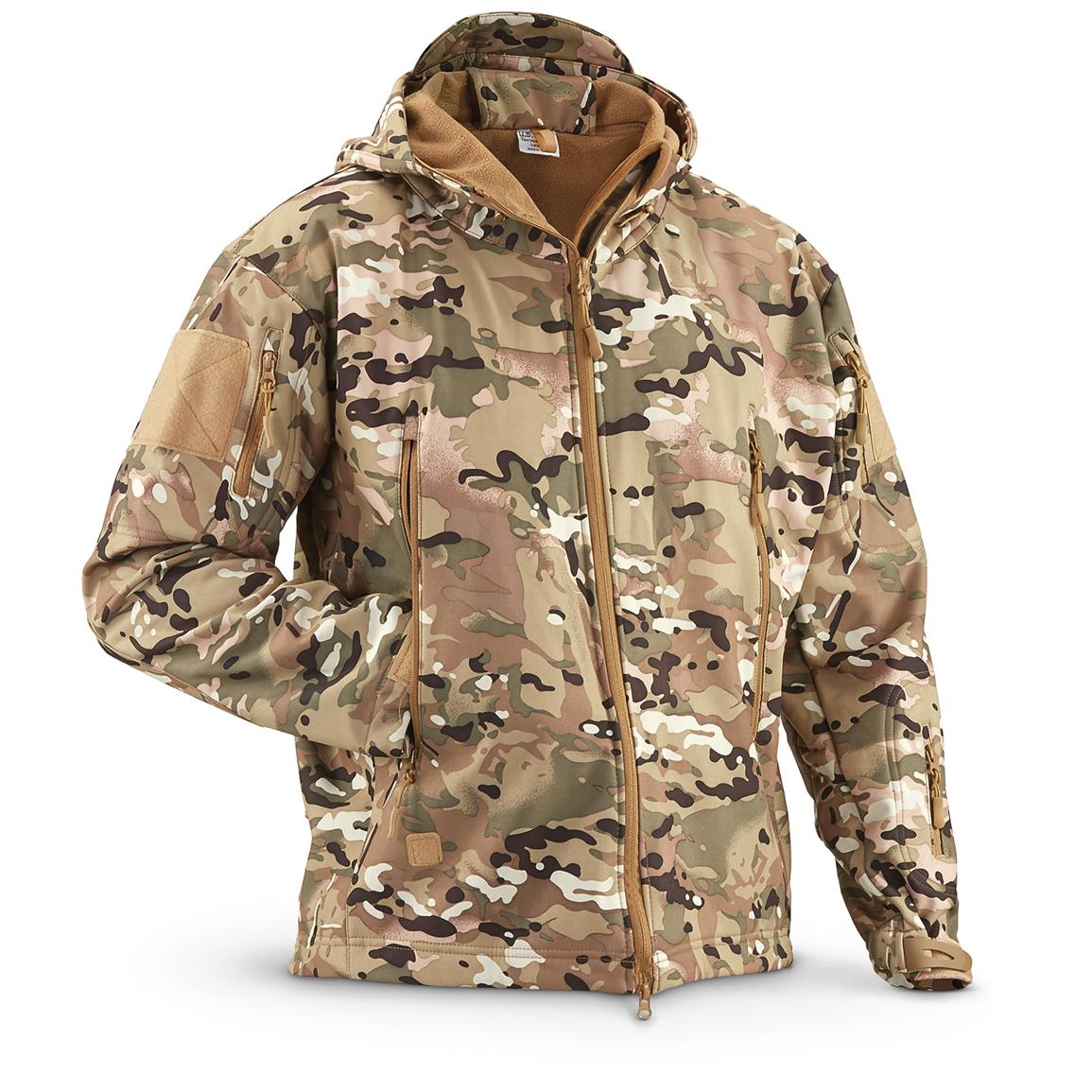 U.S. Spec Soft Shell Jacket - 627387, Tactical Clothing at Sportsman's ...