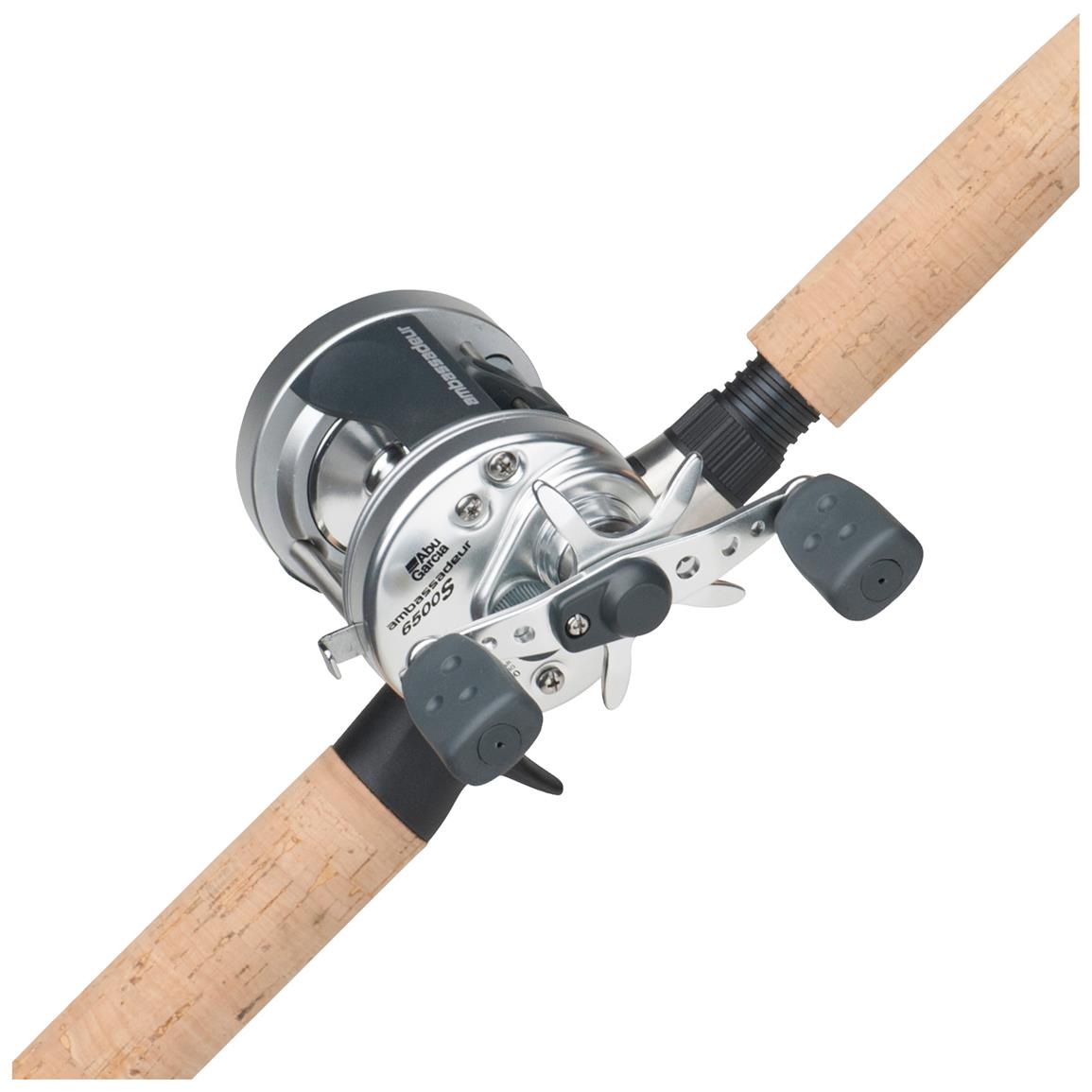 Abu Garcia Ambassadeur s Baitcast Round Reel with 5500 5.3:1 Gear