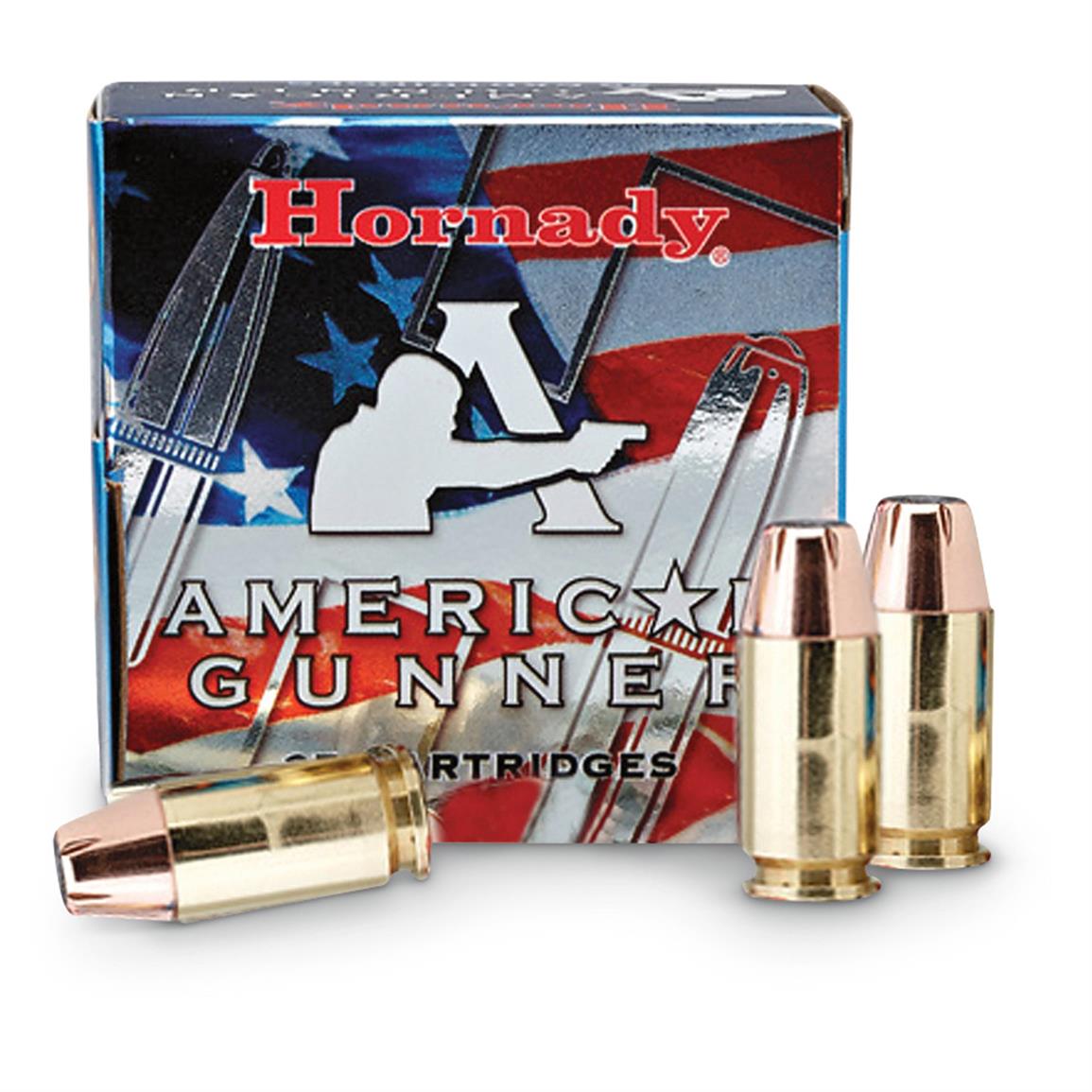 Hornady American Gunner, 9mm Luger+P, XTP, 124 Grain, 25 Rounds