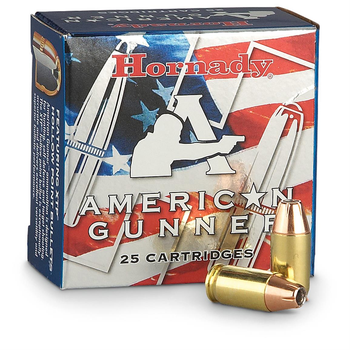 Hornady American Gunner, 9mm Luger, XTP, 115 Grain, 25 Rounds