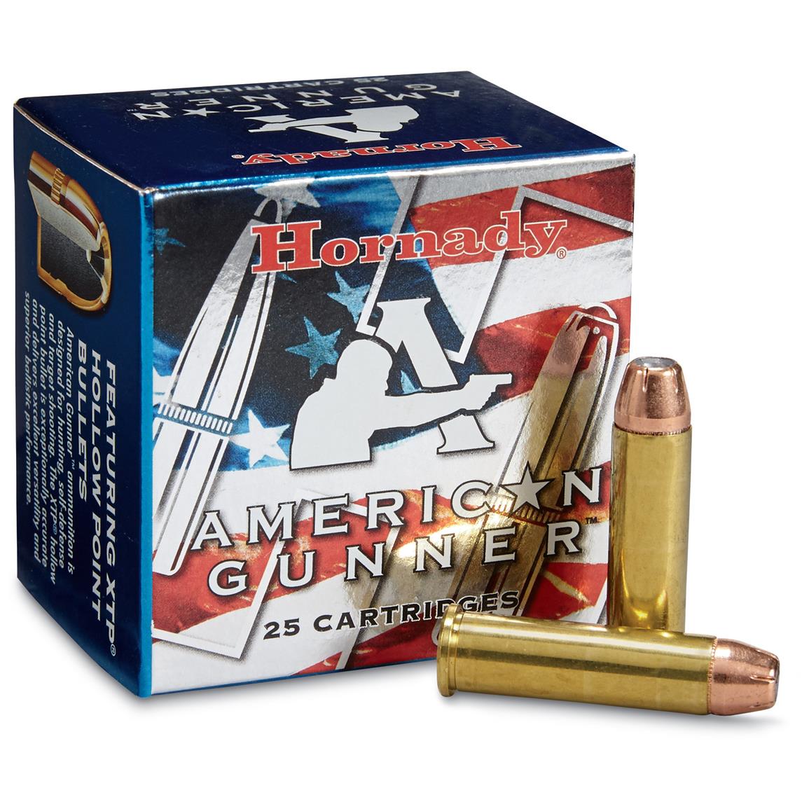 Hornady American Gunner, .357 Magnum, XTP, 125 Grain, 25 Rounds ...