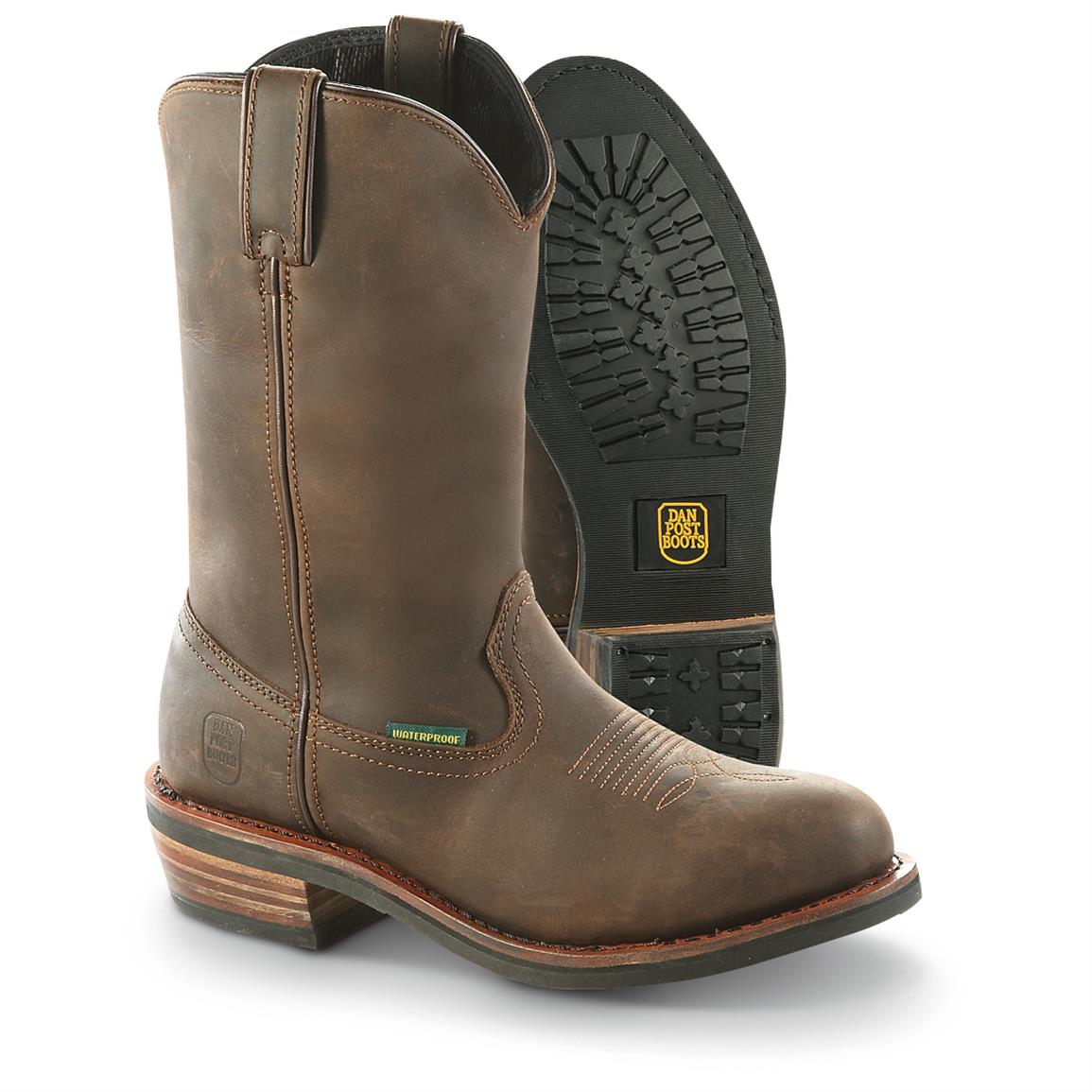 Dan Post Men's Albuquerque Waterproof Cowboy Boots, Brown 627754