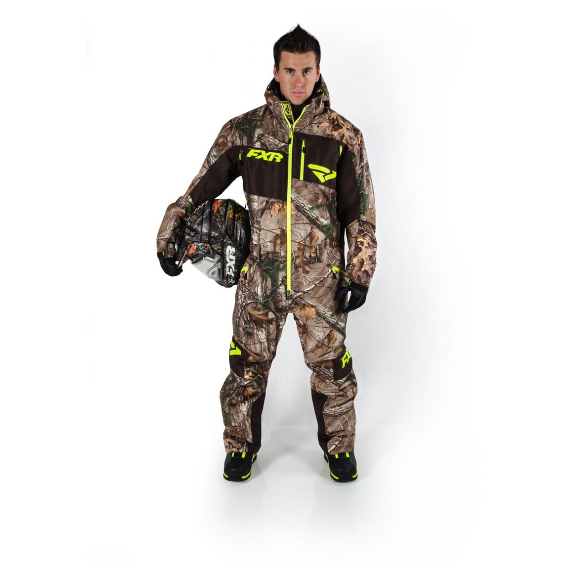 FXR Squadron Mono Suit, Realtree Xtra - 627775, Snowmobile Clothing at ...