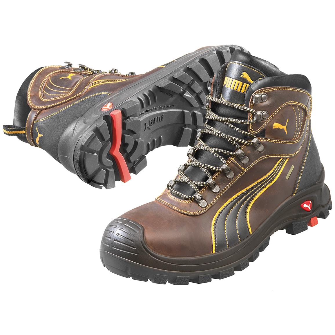 Men's Puma Safety Sierra Nevada EH Mid Safety Toe Boots 633371, at Sportsman's Guide