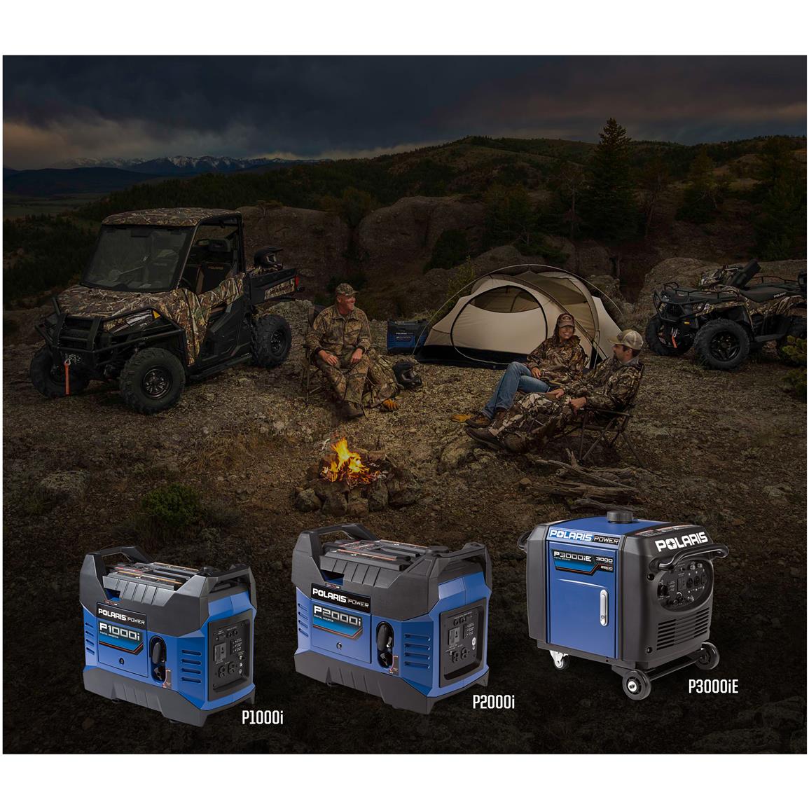 Polaris 1000W Digital Inverter Generator 633500, Inverter Generators