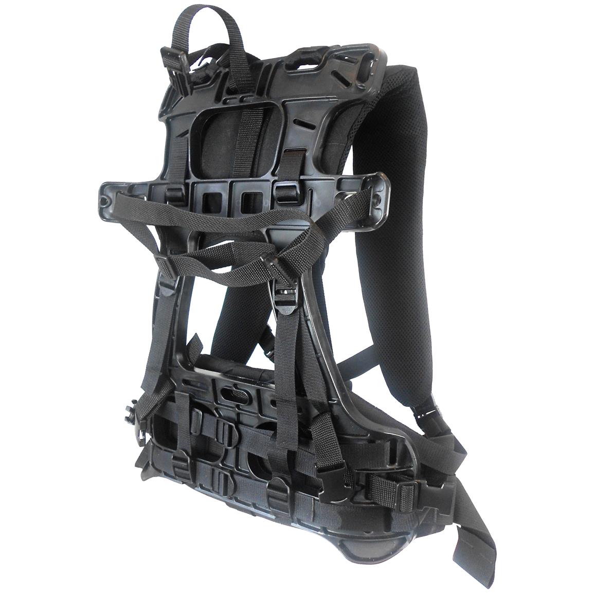 Portable Winch Co. PCA-0104 Molded Backpack Frame for Transport Case and Vinyl Rope Bag PCA-0104