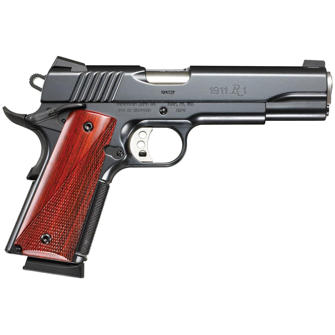 Remington Model 1911 R1 Carry, Semi-automatic, .45 ACP, 96332, 047700863320, Satin Black Oxide Finish