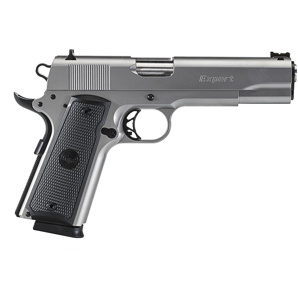 PARA USA Expert Stainless Steel 1911 Pistol, Semi-automatic, .45 ACP, 5 Stainless Steel 1911 45 Acp