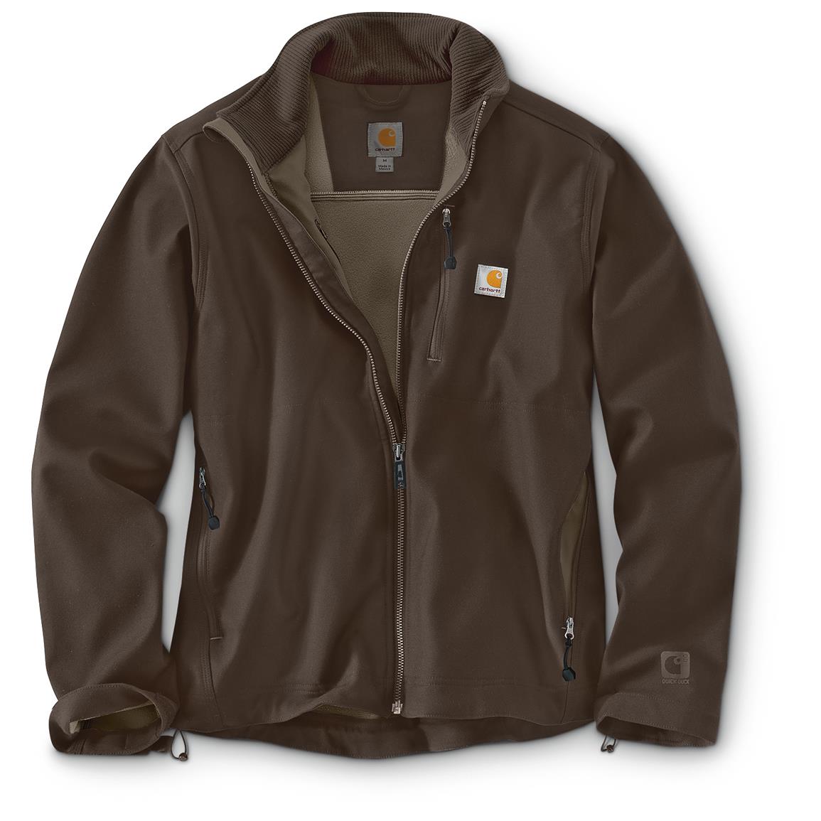 Carhartt Men's Pineville Soft Shell Jacket - 635642, Insulated Jackets ...