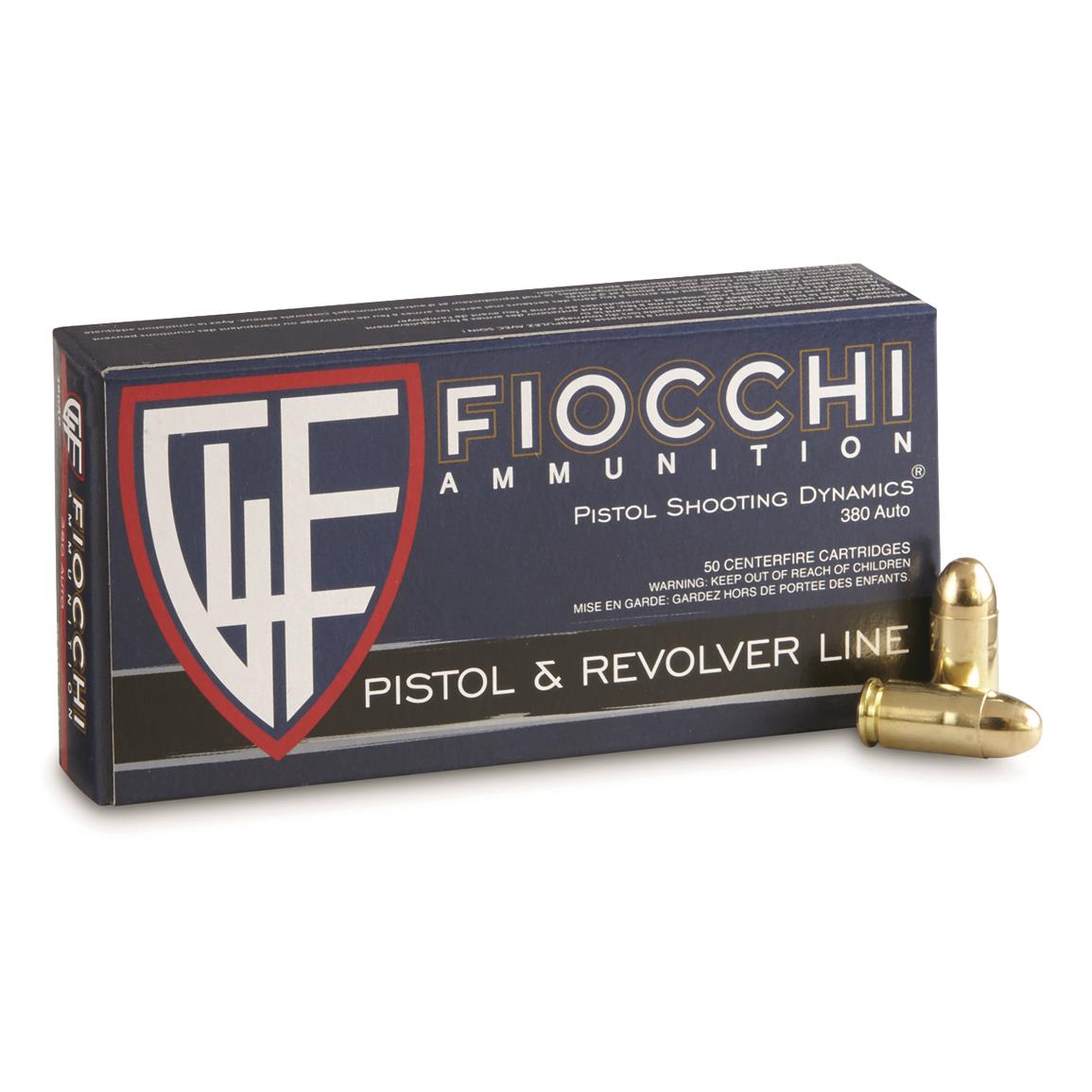 Fiocchi 380 Acp Fmj 95 Grain 250 Rounds 380 Acp Ammo At Sportsman S Guide