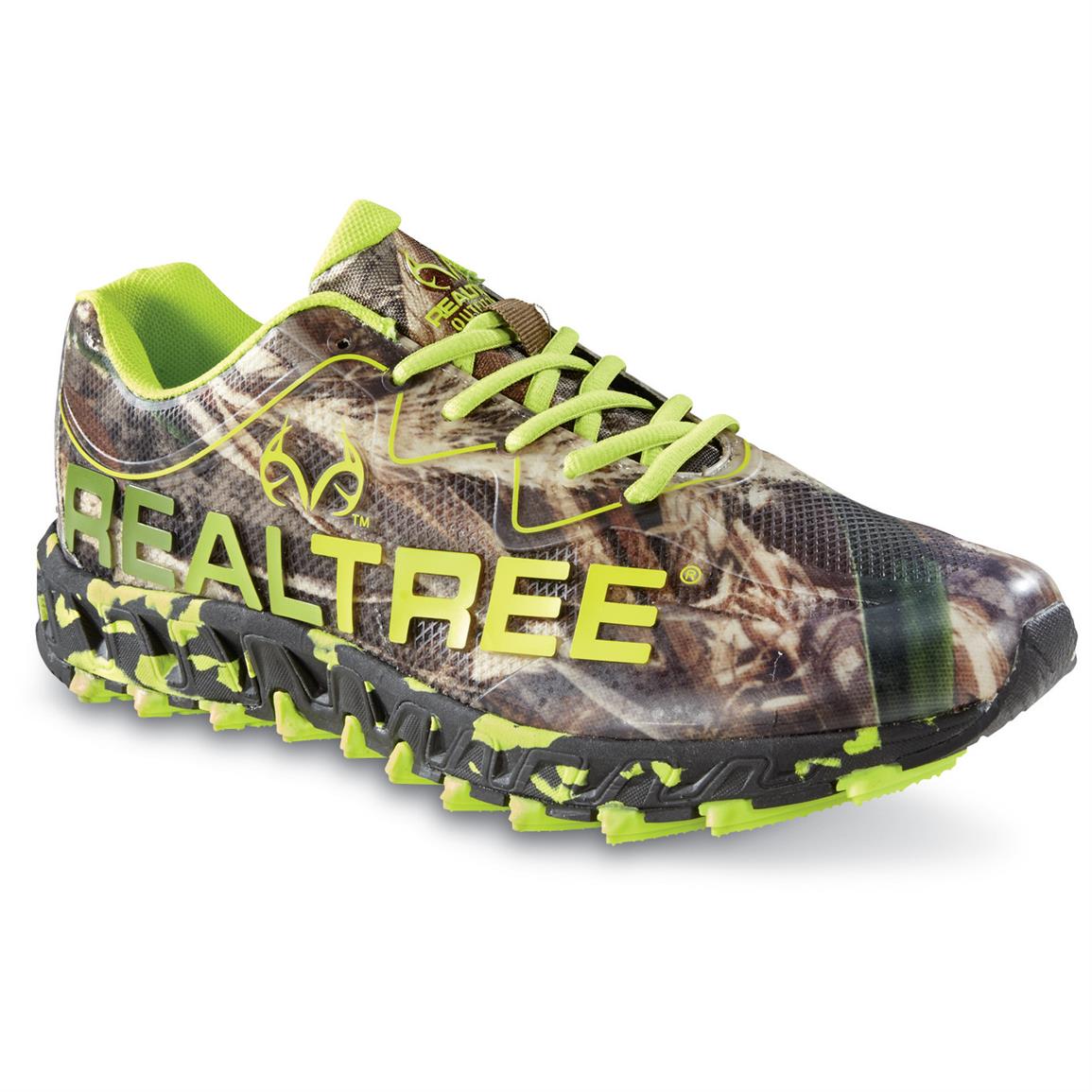 Realtree Outfitters Men's Panther Hiking Shoes RM514322 Camo/Lime/Max5 