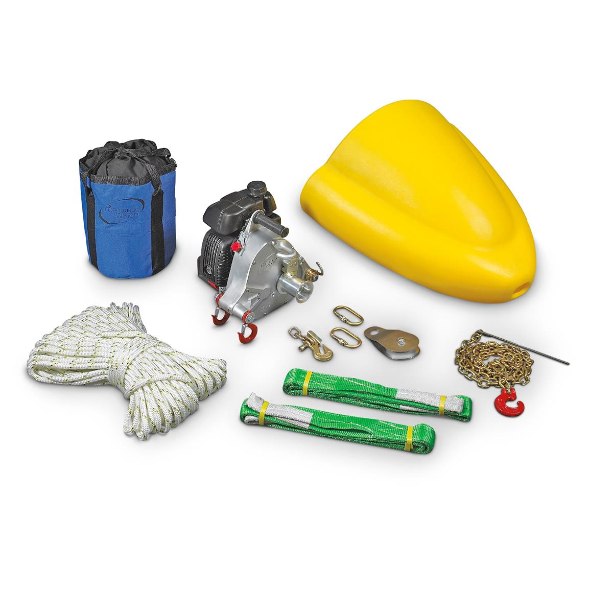 Portable Winch Co. PCW5000-FK Portable Gas-Powered Winch Forestry Kit