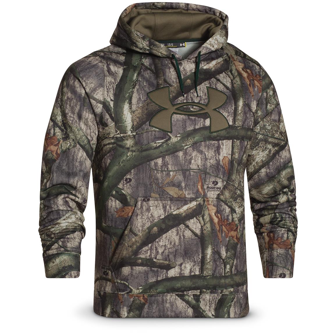 Under Armour Camo Big Logo Hoodie - 635821, Lifestyle at Sportsman's Guide