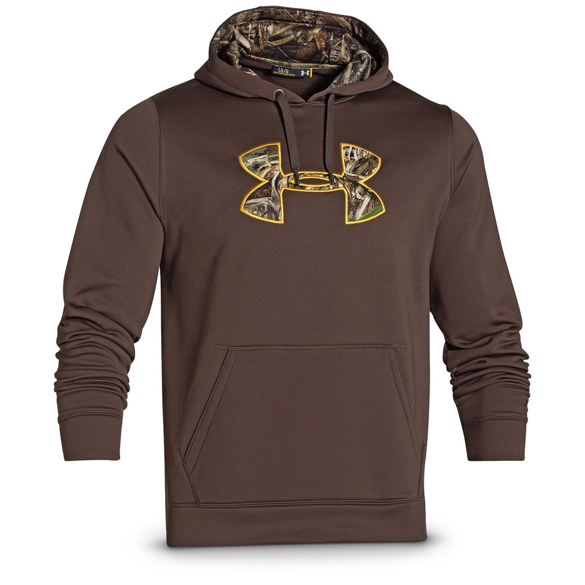 brown under armour hoodie
