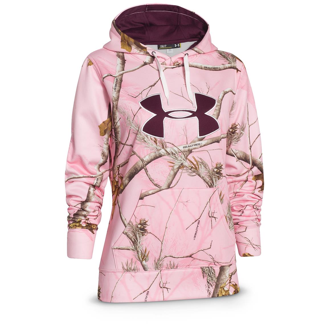 pink realtree under armour hoodie