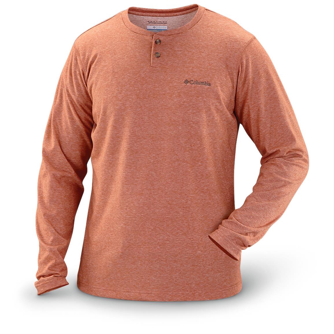 Columbia Thistletown Park Longsleeved Henley Shirt 636969, Shirts