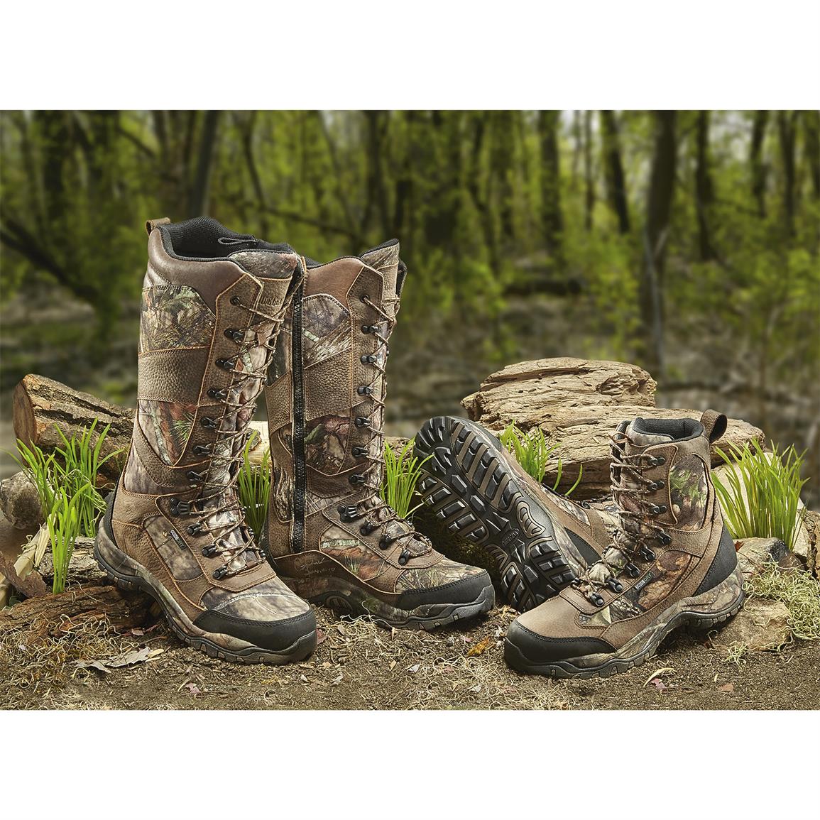 insulated camo hunting boots