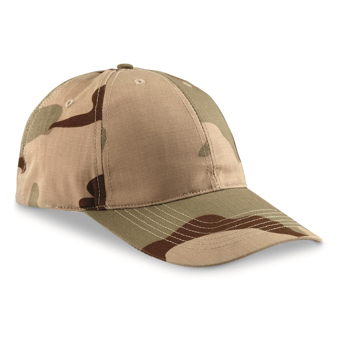 Military-Style Camo Ball Cap, 2 Pack - 637224, Military Hats & Caps at ...