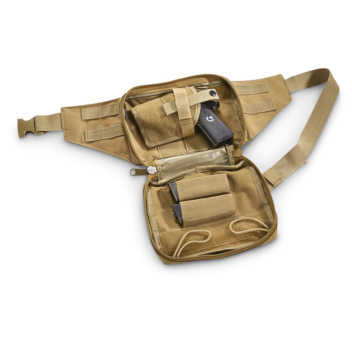 MilTec Militarystyle Hip Holster Bag 637526, Military Style