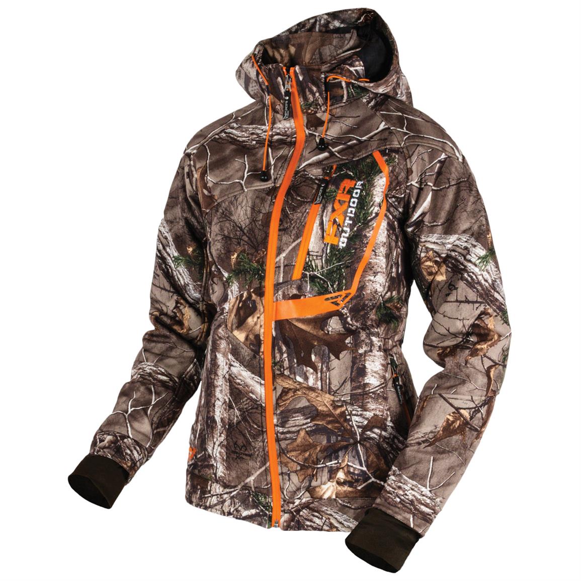Women's FXR Vertical Pro Waterproof Insulated Realtree Camo Softshell ...