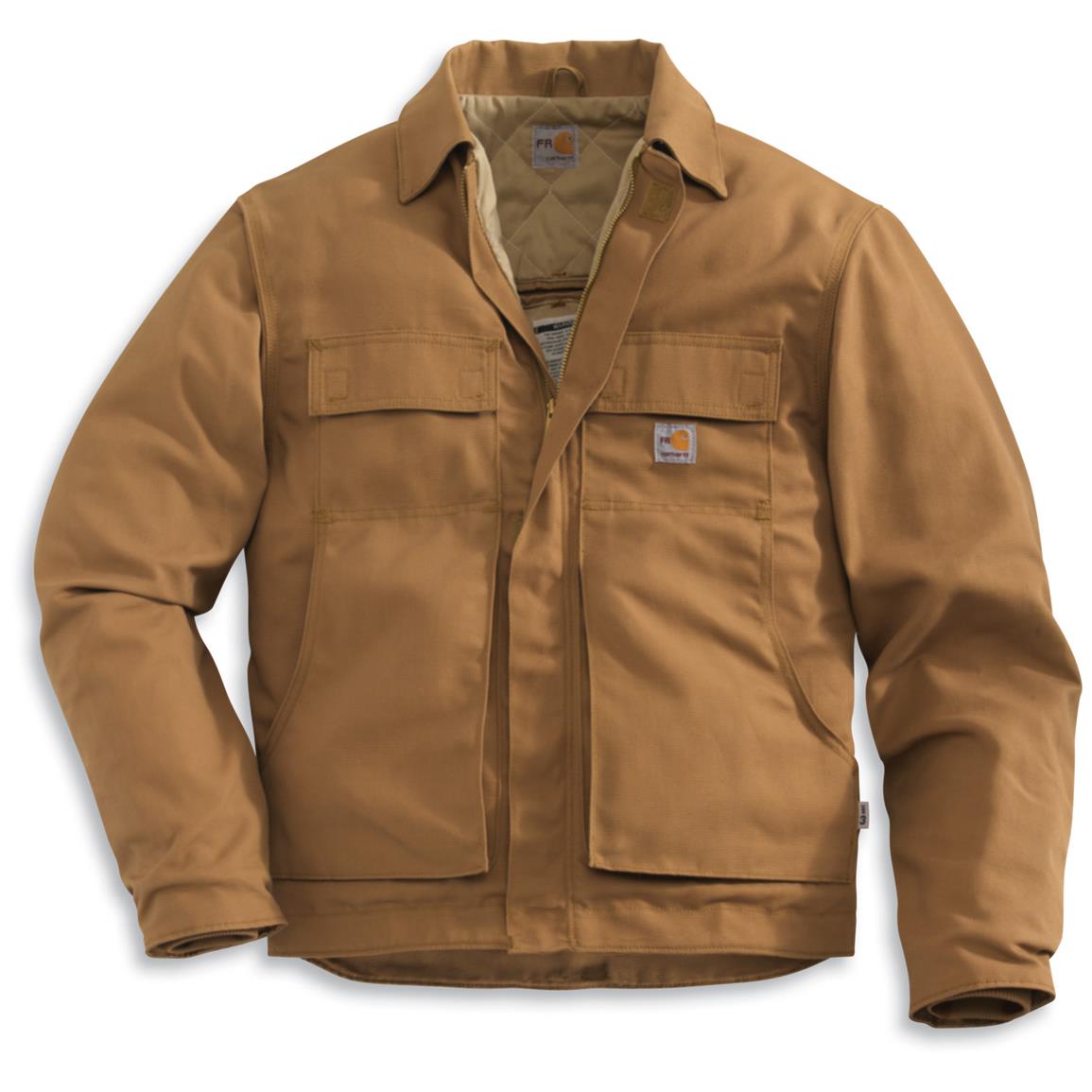 Carhartt Flame-resistant Quilt-lined Lanyard Access Jacket - 637606 ...
