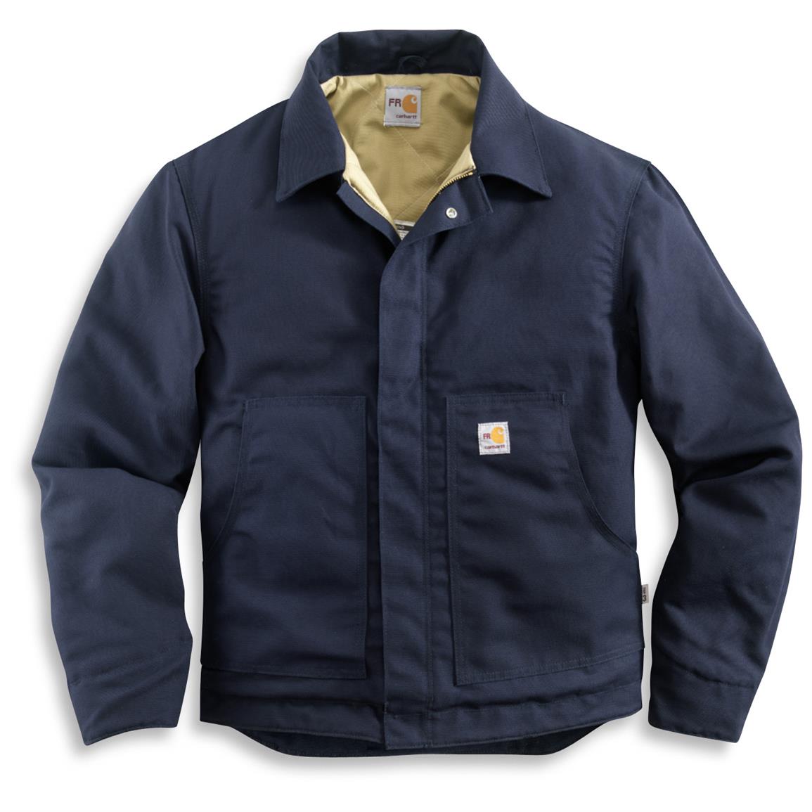 Carhartt Flame-resistant Quilt-lined Canvas Dearborn Jacket - 637607 ...
