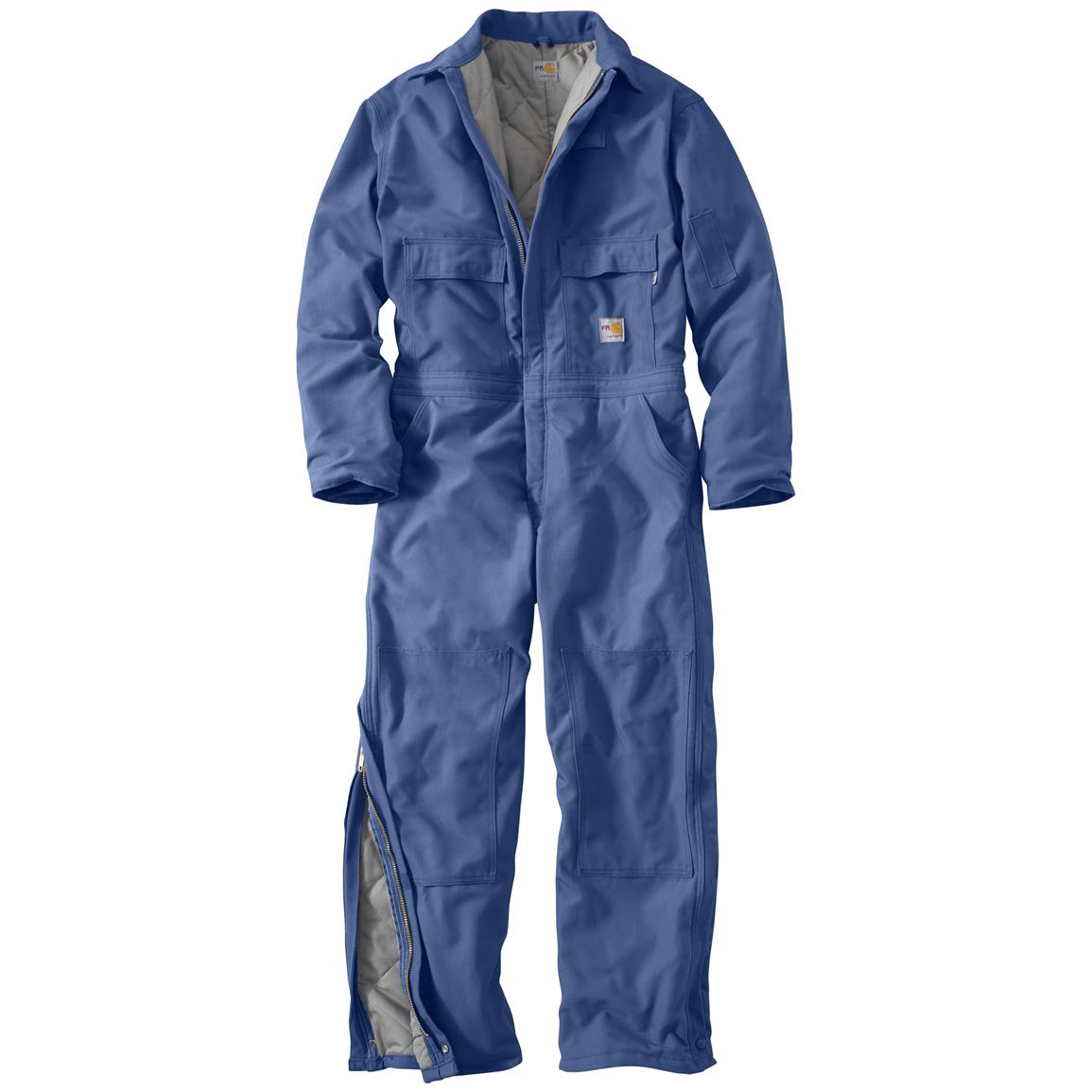 Carhartt Flame-resistant Heavyweight Quilt-lined Duck Coveralls ...