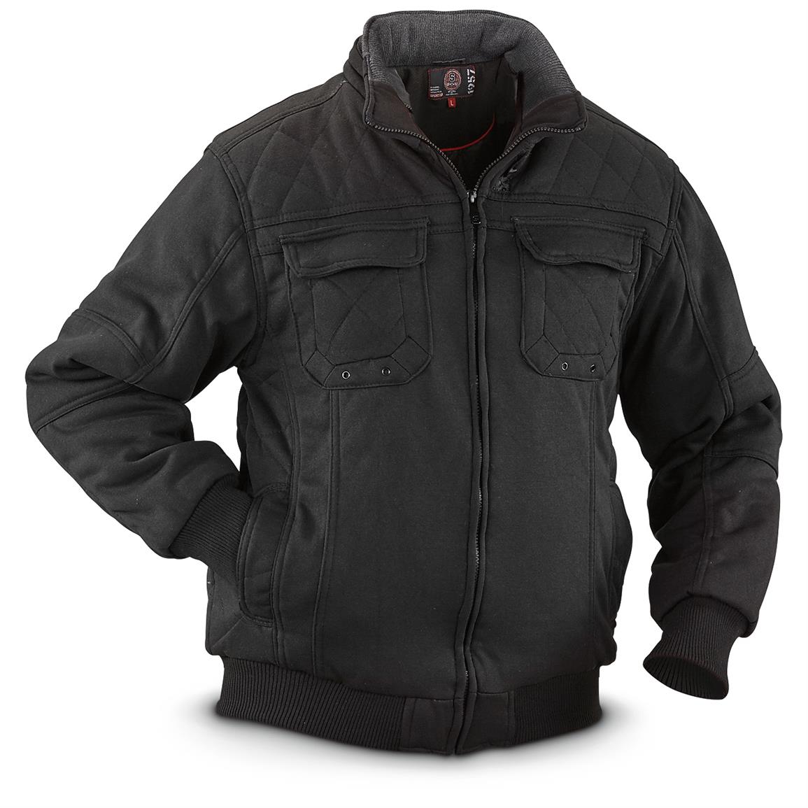Sportier Quilted Lining Fleece Jacket - 637920, Insulated Jackets ...