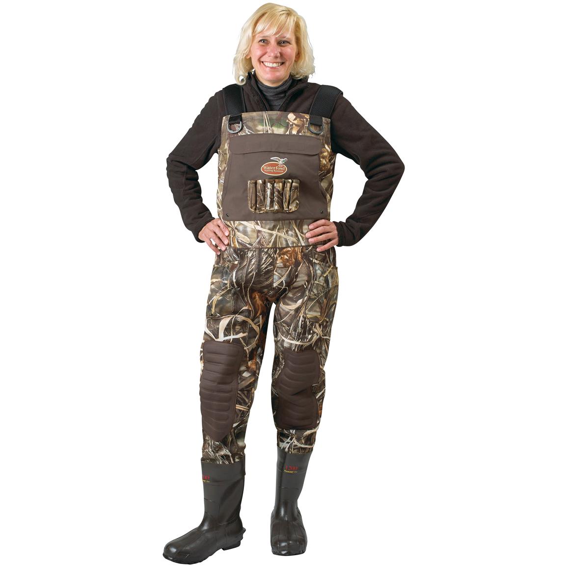 Women's Waterfowl Wading Systems DuraBreathable Hybrid Bootfoot Chest Waders 638173, Waders at