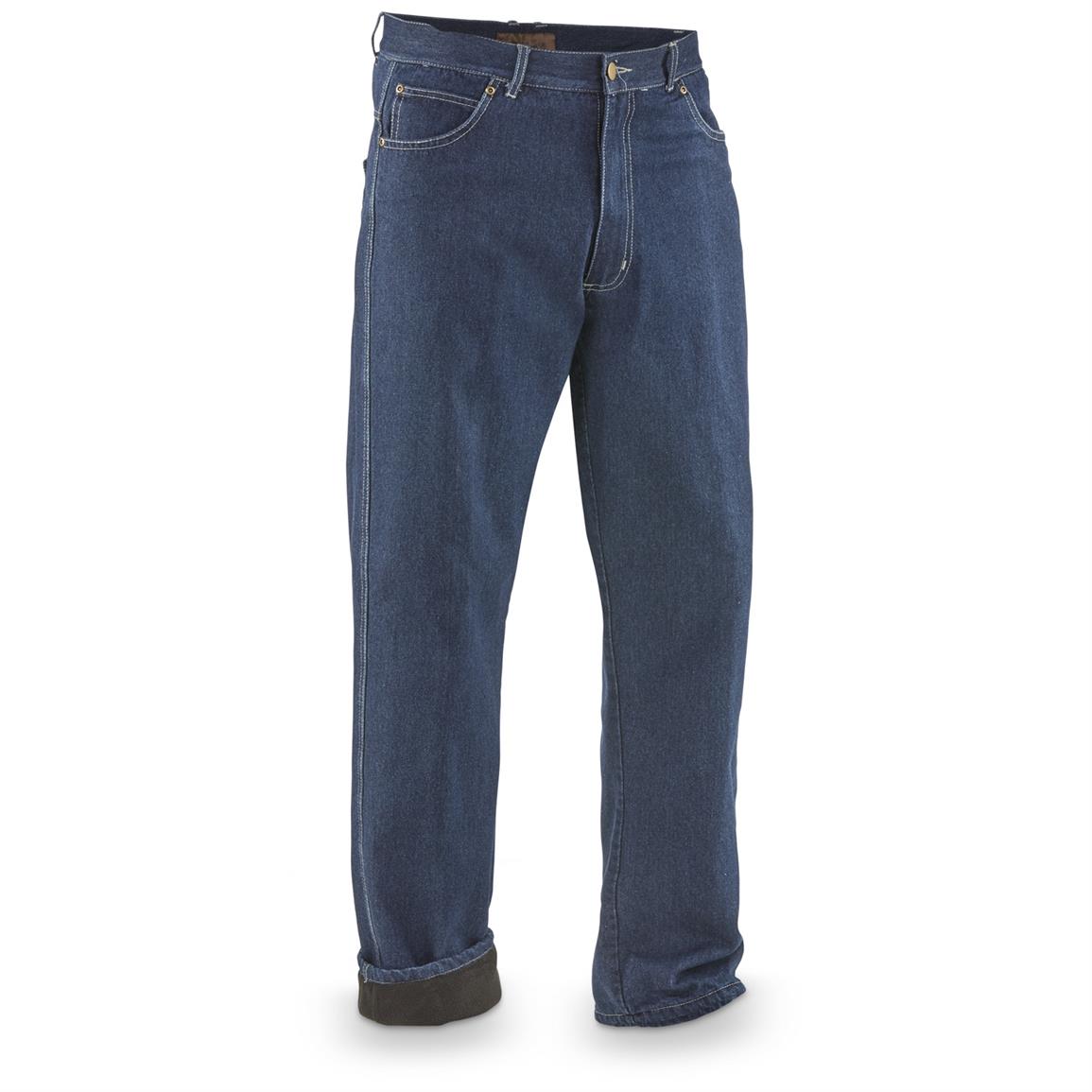 Marino Bay Fleece-lined Jeans - 639191, Insulated Pants, Overalls ...