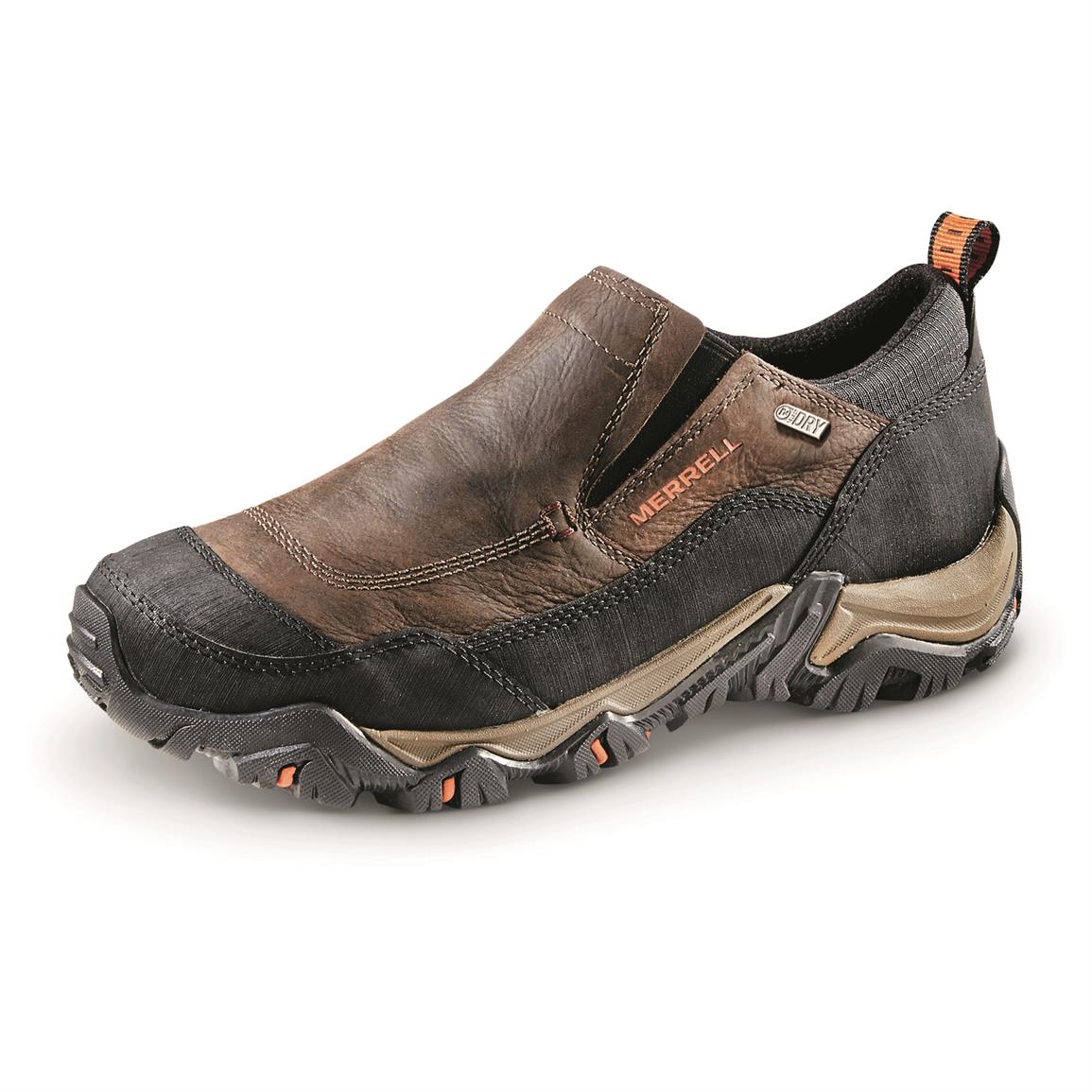 Merrell Men's Polarand Rove Waterproof Moc Toe Slip-On Shoes - 640111 ...