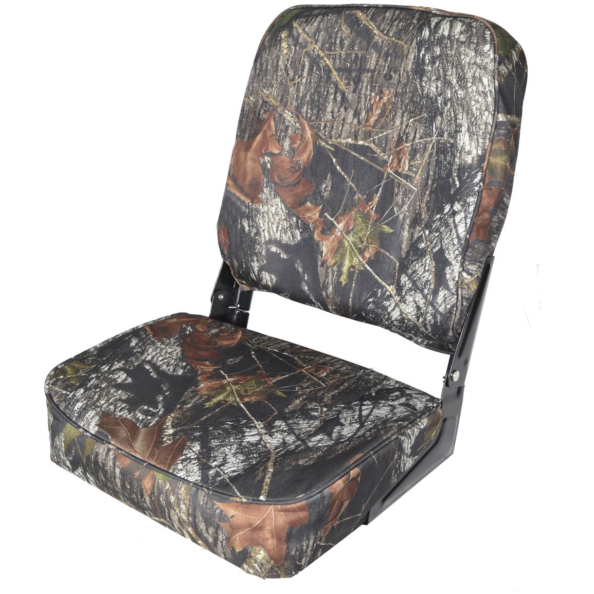 Camo High Back Fold Down Boat Seat - 640163, Fold Down Seats at ...