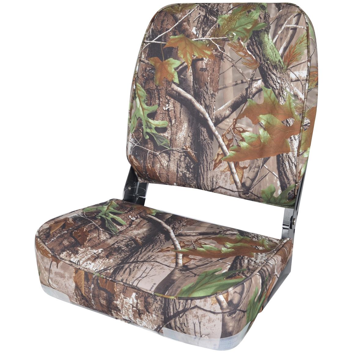 Camo High Back Fold Down Boat Seat - 640163, Fold Down Seats at ...