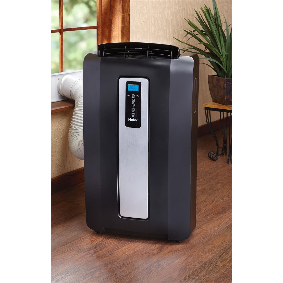 Haier HPF14XCMB 14,000 BTU Portable Air Conditioner with Remote