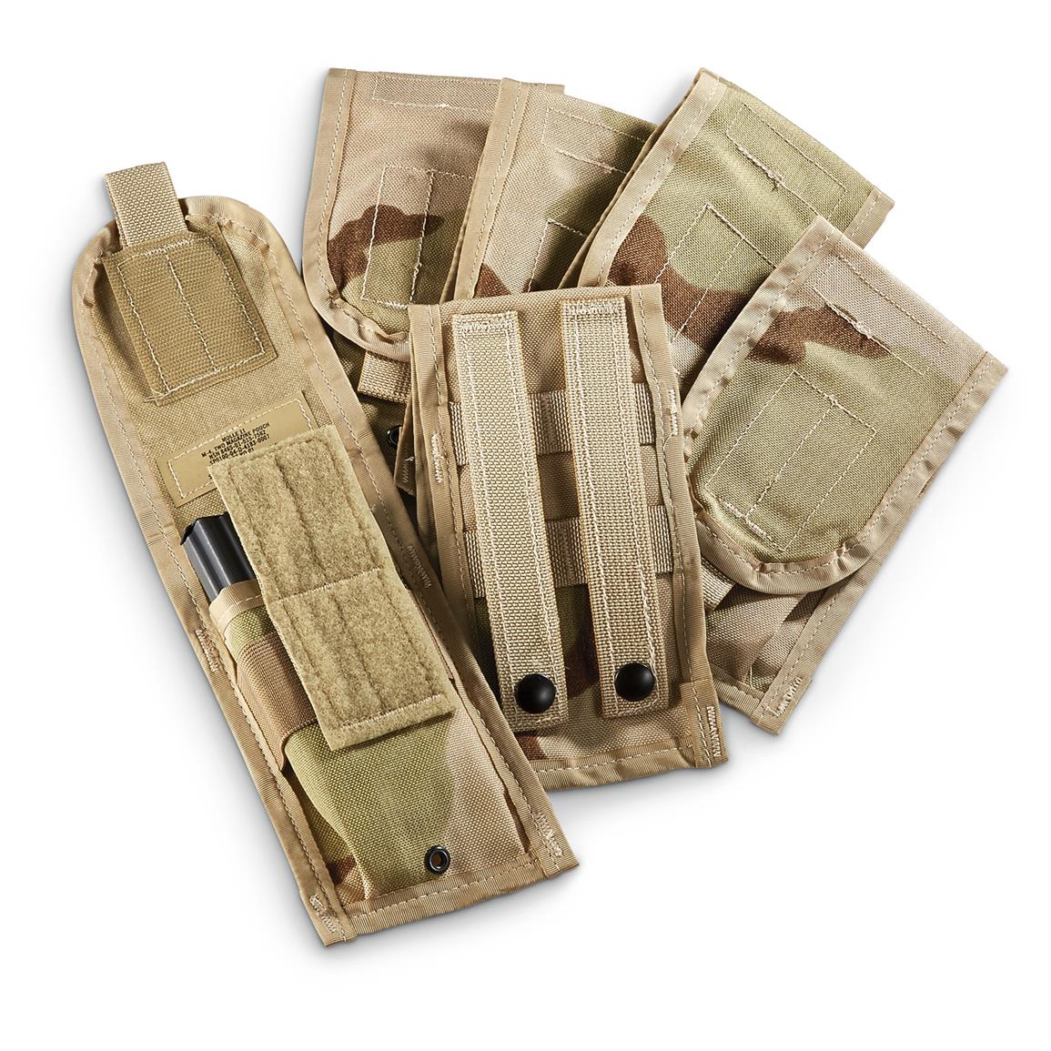 6 New U.S. Military Surplus M4 Double Mag Pouches - 640197, Mag Pouches ...