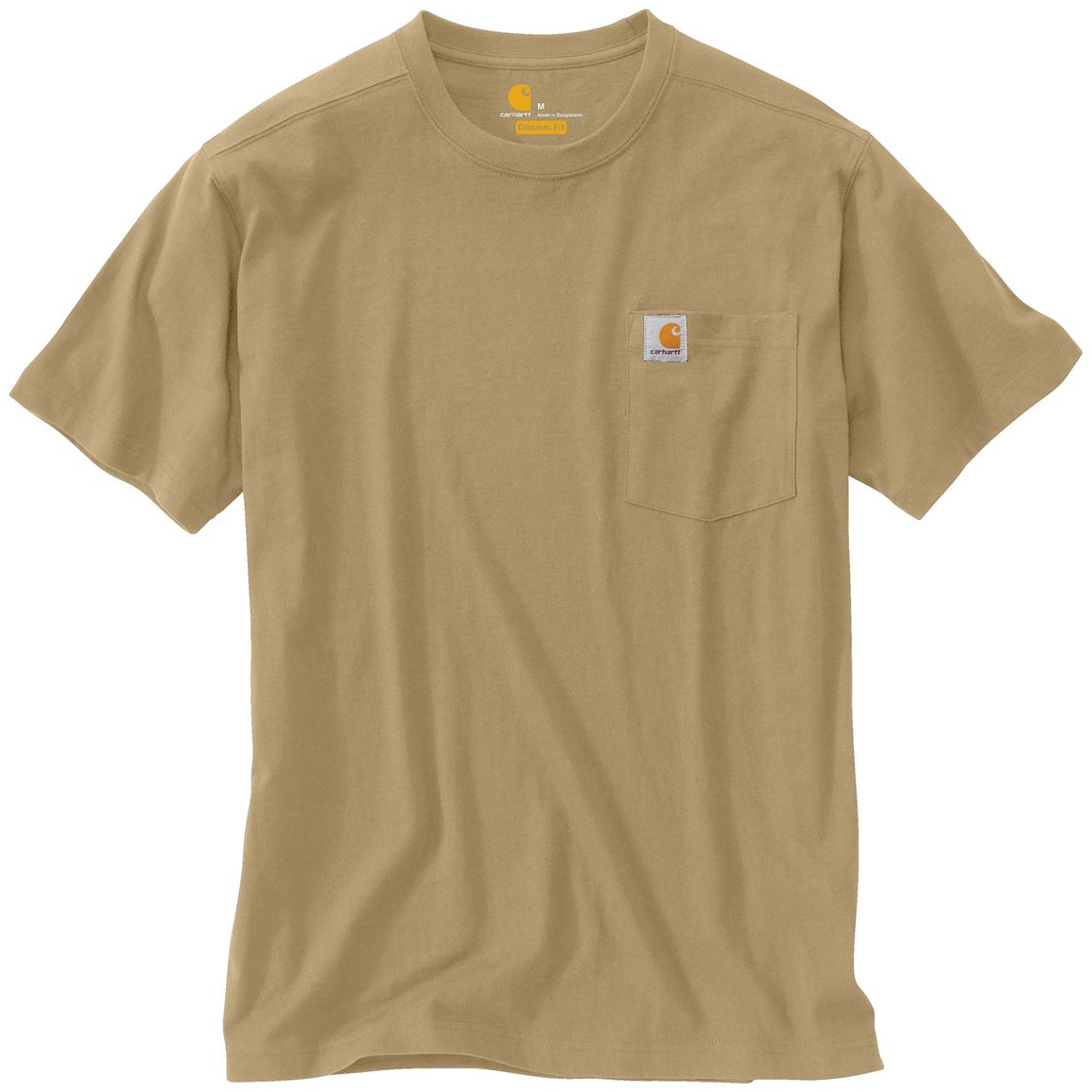 2-Pk. Carhartt Maddock Pocket Work T-shirts - 640223, T-Shirts at ...