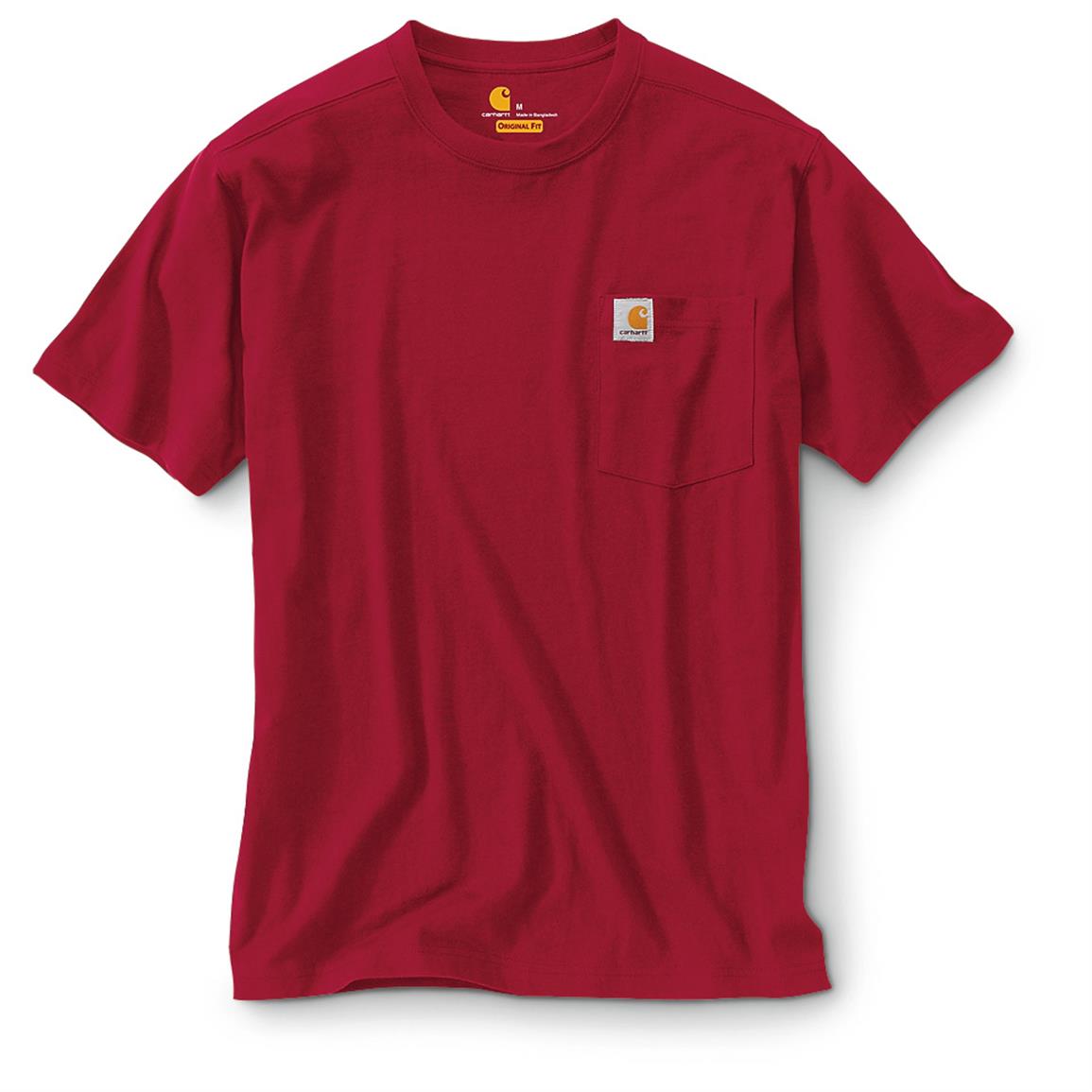 2-Pk. Carhartt Maddock Pocket Work T-shirts - 640223, T-Shirts at ...