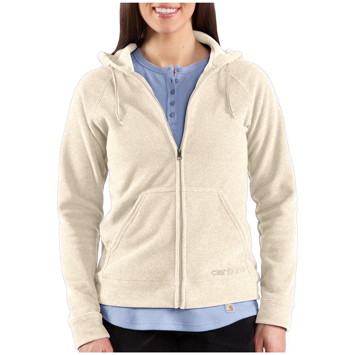 Carhartt Womens Boyne Jacket Hooded Zip-Front Fleece XS 100052 In Stock $65