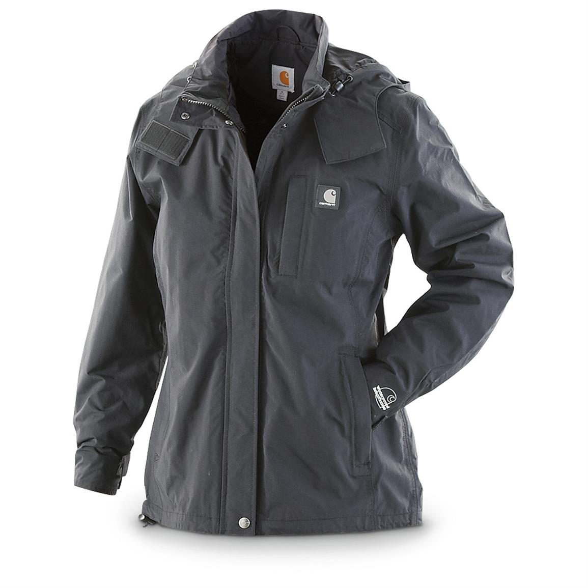Carhartt Women's Cascade Hooded Jacket, Waterproof - 640244, Rain ...