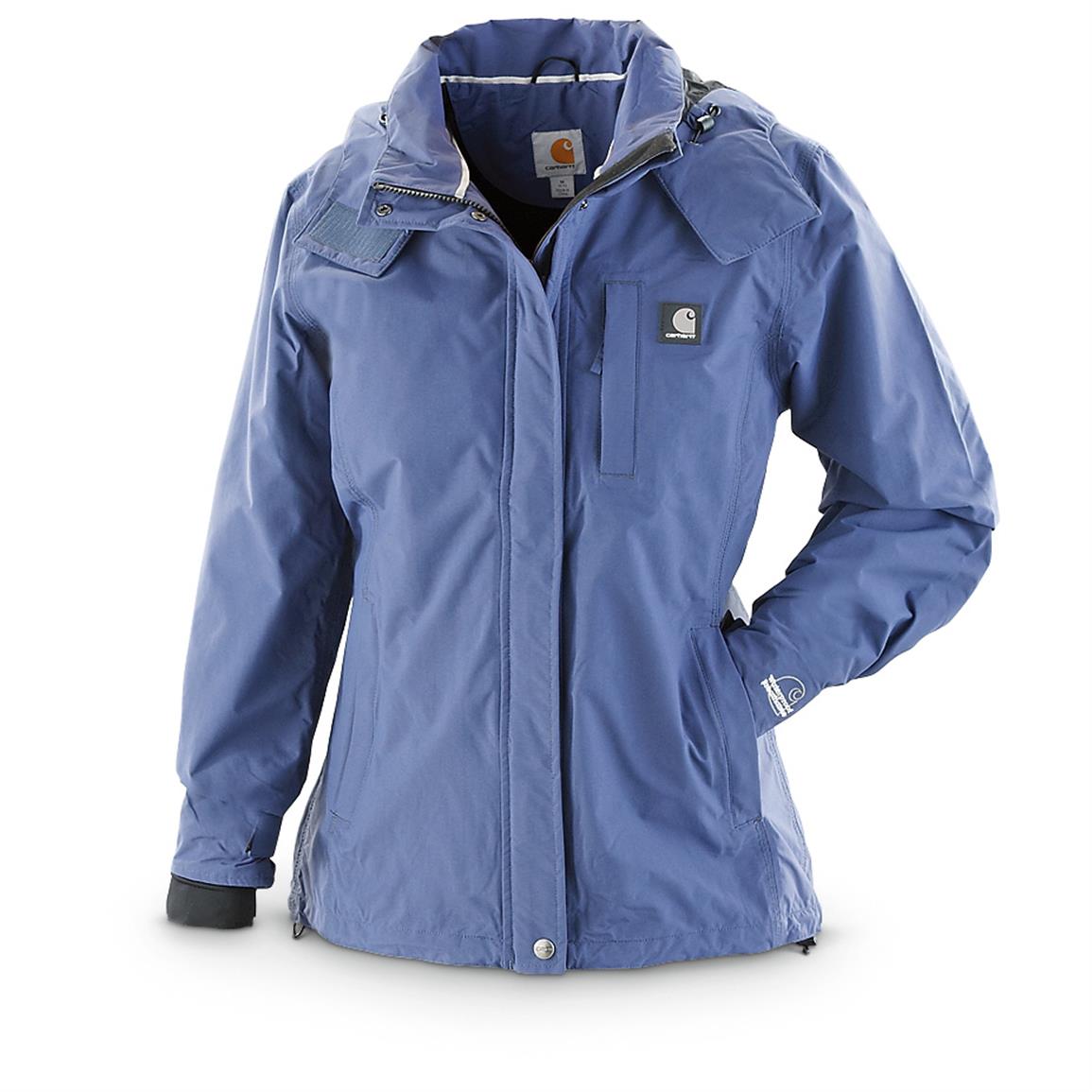 Carhartt Women's Cascade Hooded Jacket, Waterproof - 640244, Rain ...