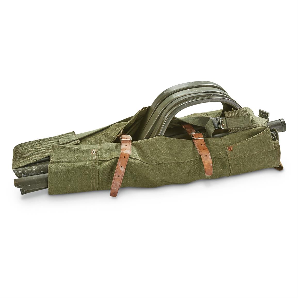 Used Swedish Military Surplus Folding Stretcher 640839, Emergency