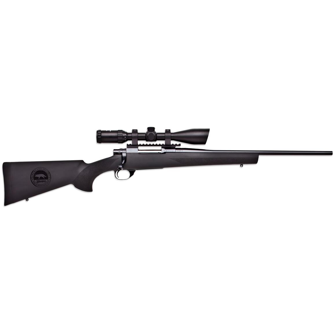 LSI Howa Hogue Ranchland Package, Bolt Action, .223 Remington, Nikko Stirling Scope, 5+1 Rounds