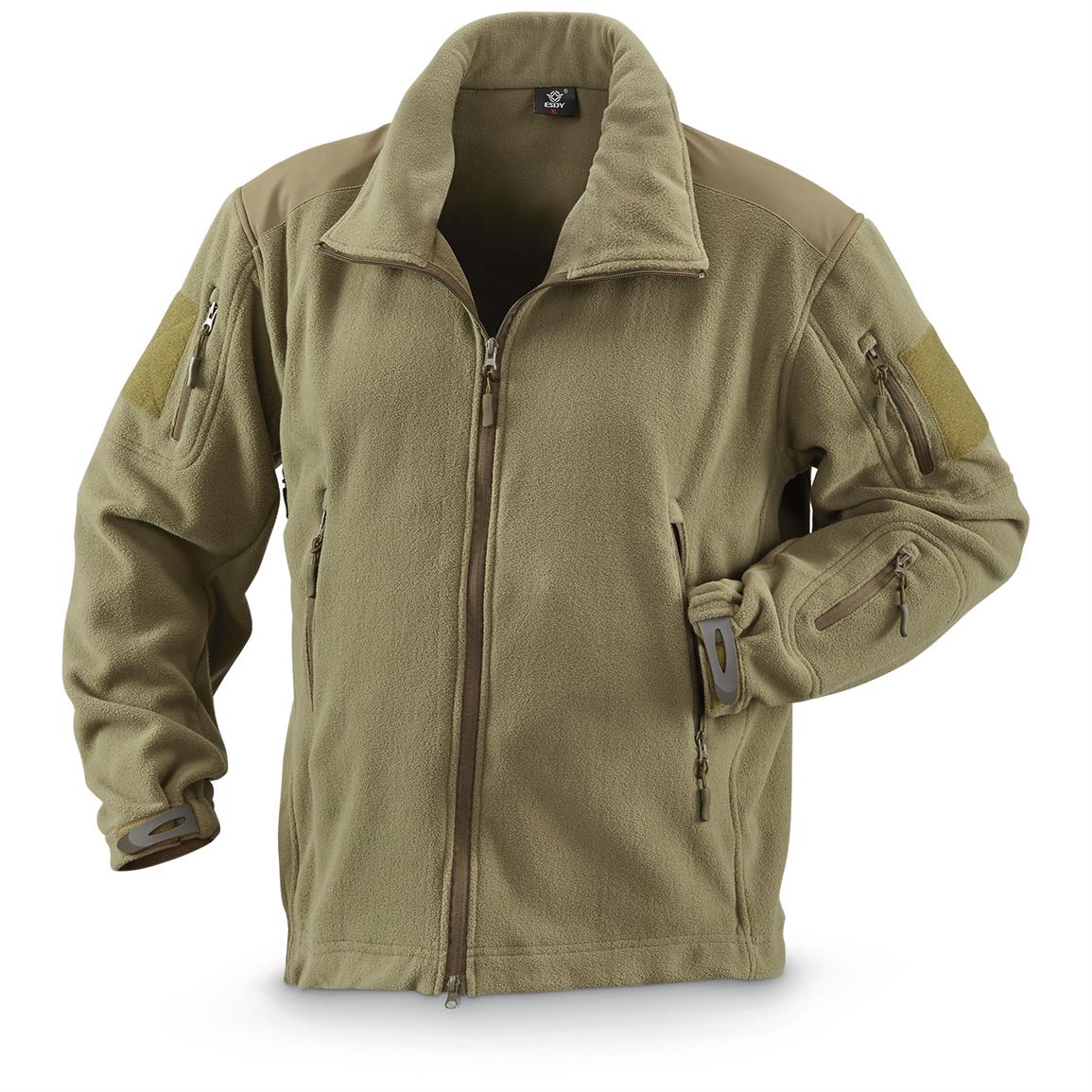 U.S. Spec Heavyweight Fleece Jacket - 641090, Tactical Clothing at ...